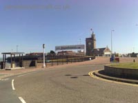 The Hoverport building by the clocktower at the end of Marine Parade